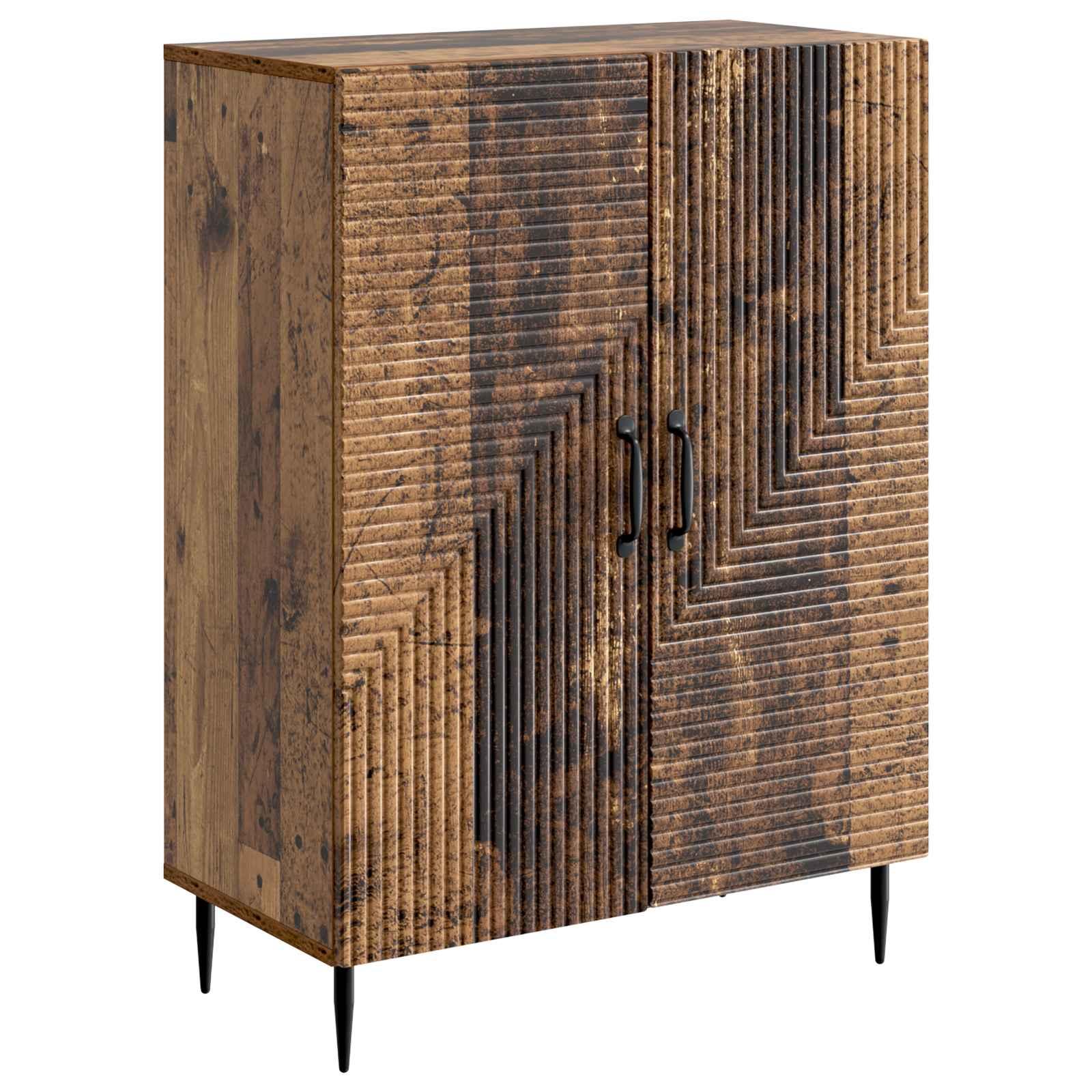 Sidebord Gammelt træ 66 x 34,5 x 89,5 cm Konstrueret træ billede