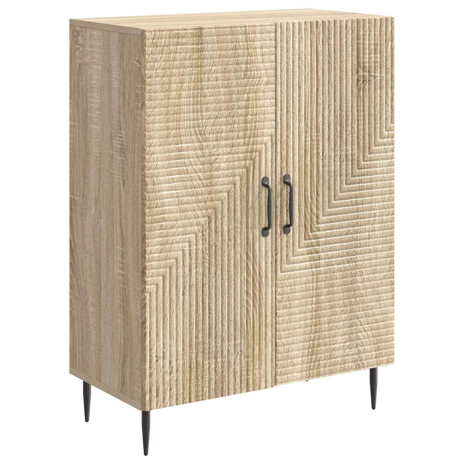 Sidebord Sonoma-eg 66 x 34,5 x 89,5 cm Konstrueret træ billede