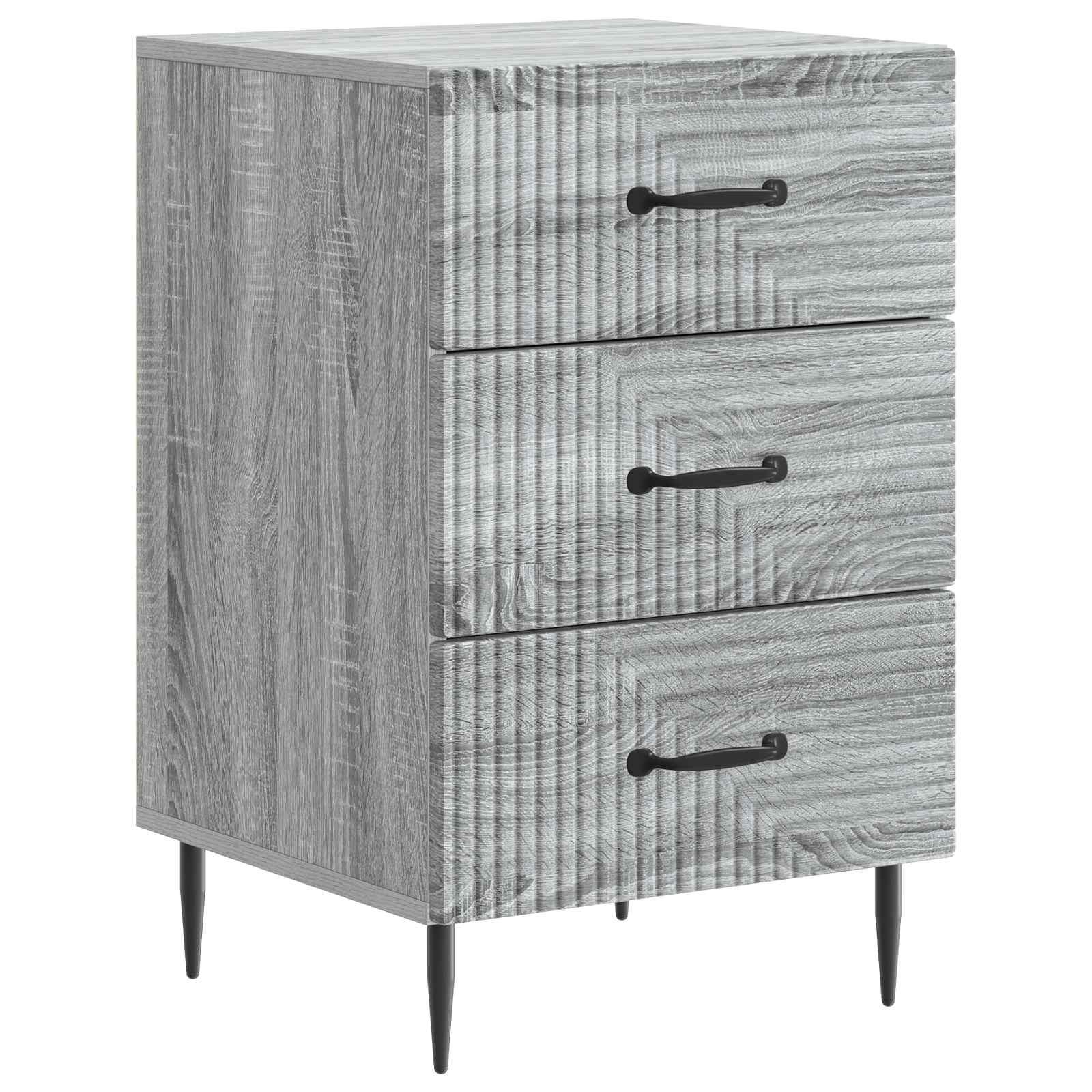Natskab Grå sonoma-eg 43 x 41 x 66,5 cm Konstrueret træ billede