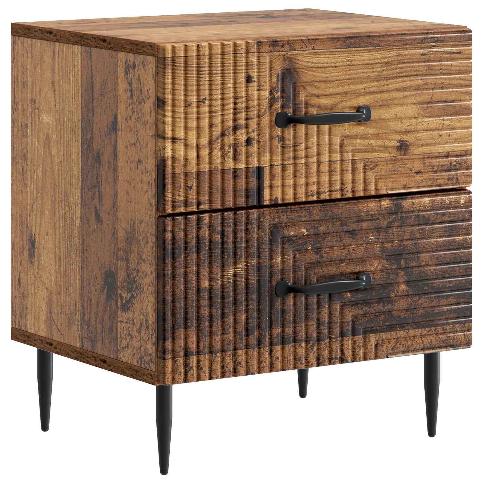 Natskab Gammelt træ 43 x 34,5 x 47,5 cm Konstrueret træ billede