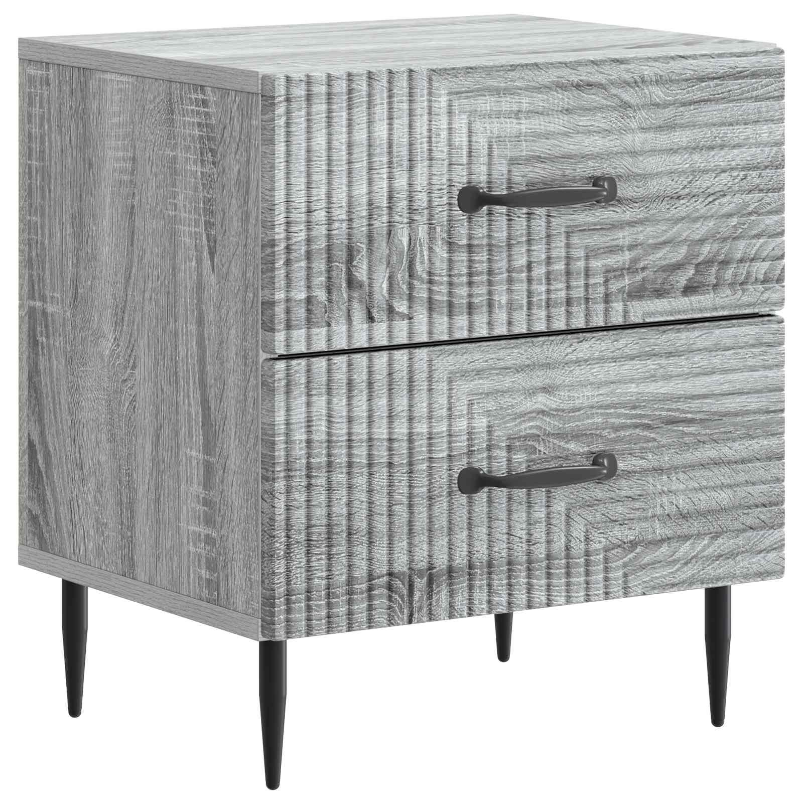 Natskab Grå sonoma-eg 43 x 34,5 x 47,5 cm Konstrueret træ billede