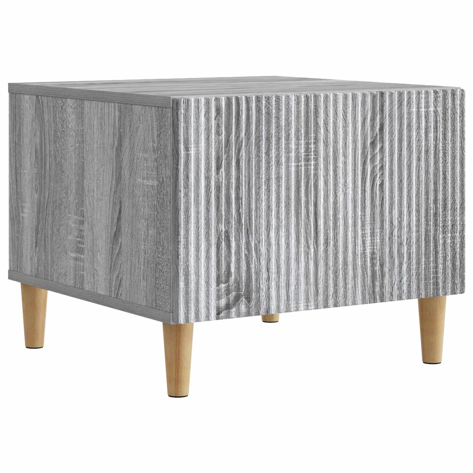 Sofabord Grå sonoma-eg 49 x 50 x 40 cm Konstrueret træ billede