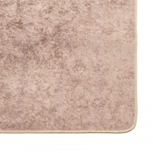 Løber tæppe MARSA - sandfarvet 80 × 150 cm, polyester med skridsikker PVC-bagside