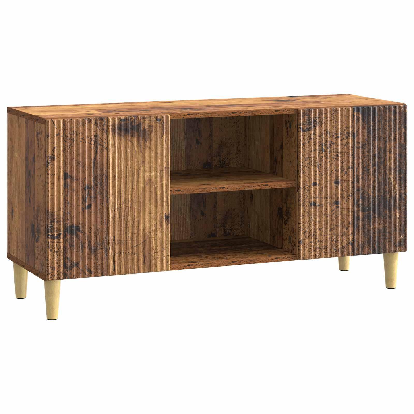 TV-skab Gammelt træ 102 x 34,5 x 50 cm Konstrueret træ billede