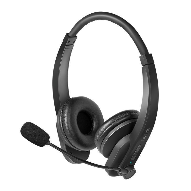 LogiLink BT0060 Bluetooth stereo-headset med mikrofon