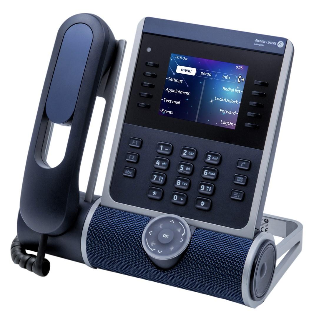 Alcatel‑Lucent Enterprise ALE‑300 IP‑telefon - Blå, LCD 3,5" billede