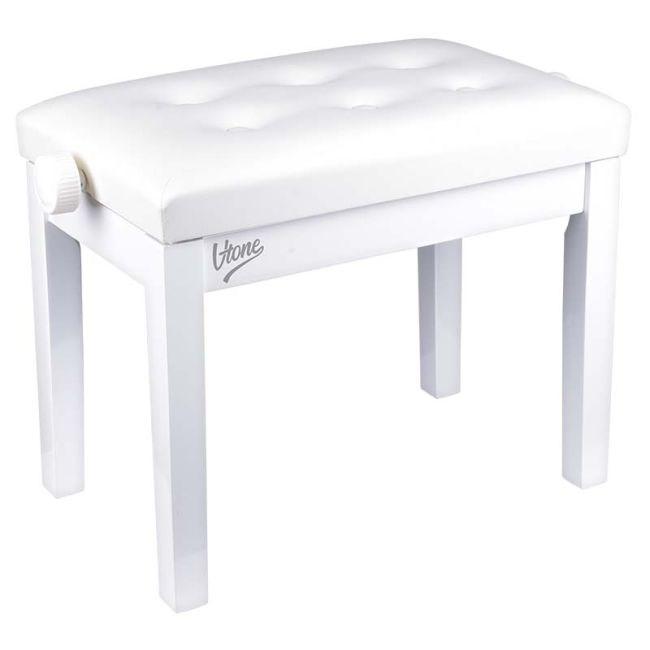 V-tone Bench 1 - klaverbænk, hvid billede