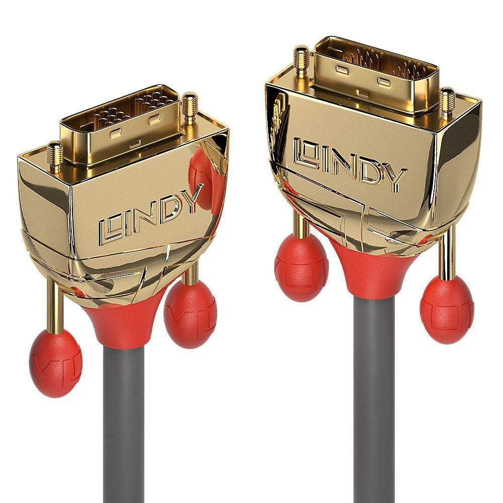 LINDY DVI-D Single Link kabel 20 m - Gold Line billede