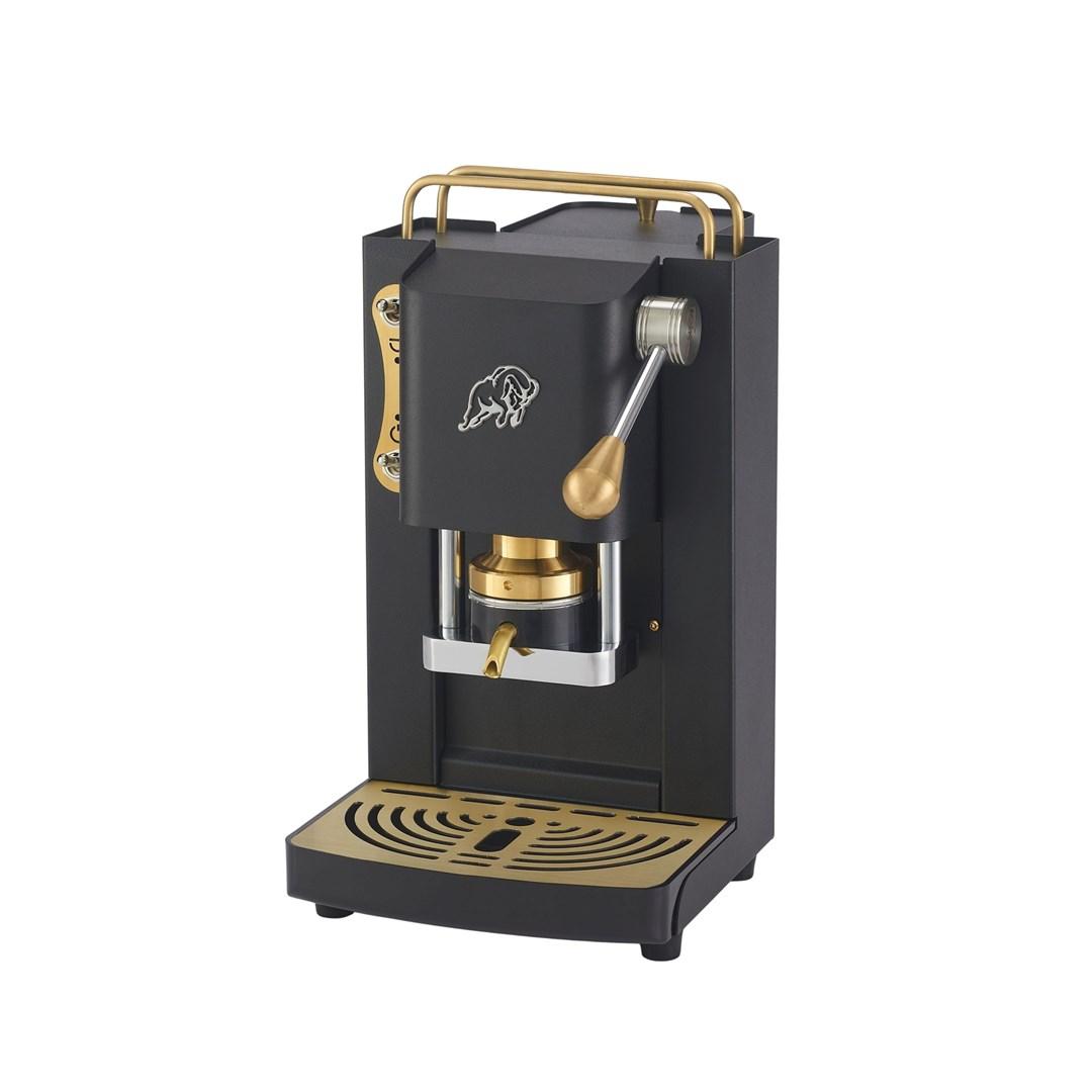 FABER Faber Pro Essential – sort/messing espressomaskine billede