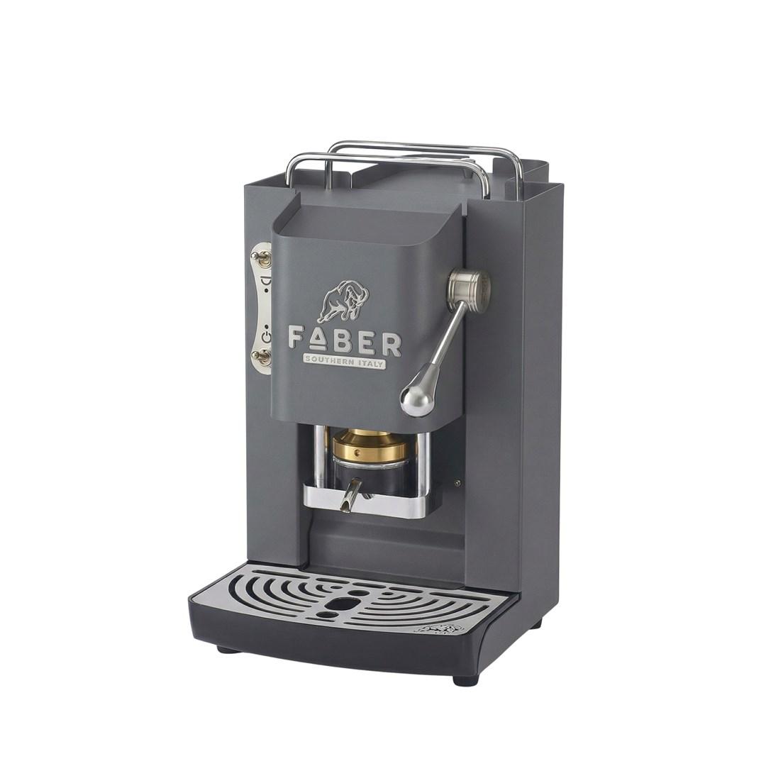 FABER Pro Deluxe Daytona – grå espressomaskine til hjemmet billede