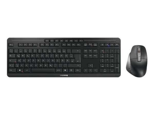 Cherry Stream Desktop Ultimate - trådløst tastatur og mus, sort (DE-layout) billede