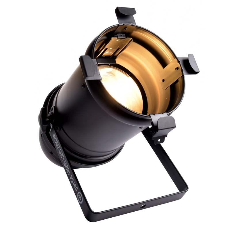 Light4Me PAR 64 100W LED ZOOM – scenelys/spot til studie og scene billede