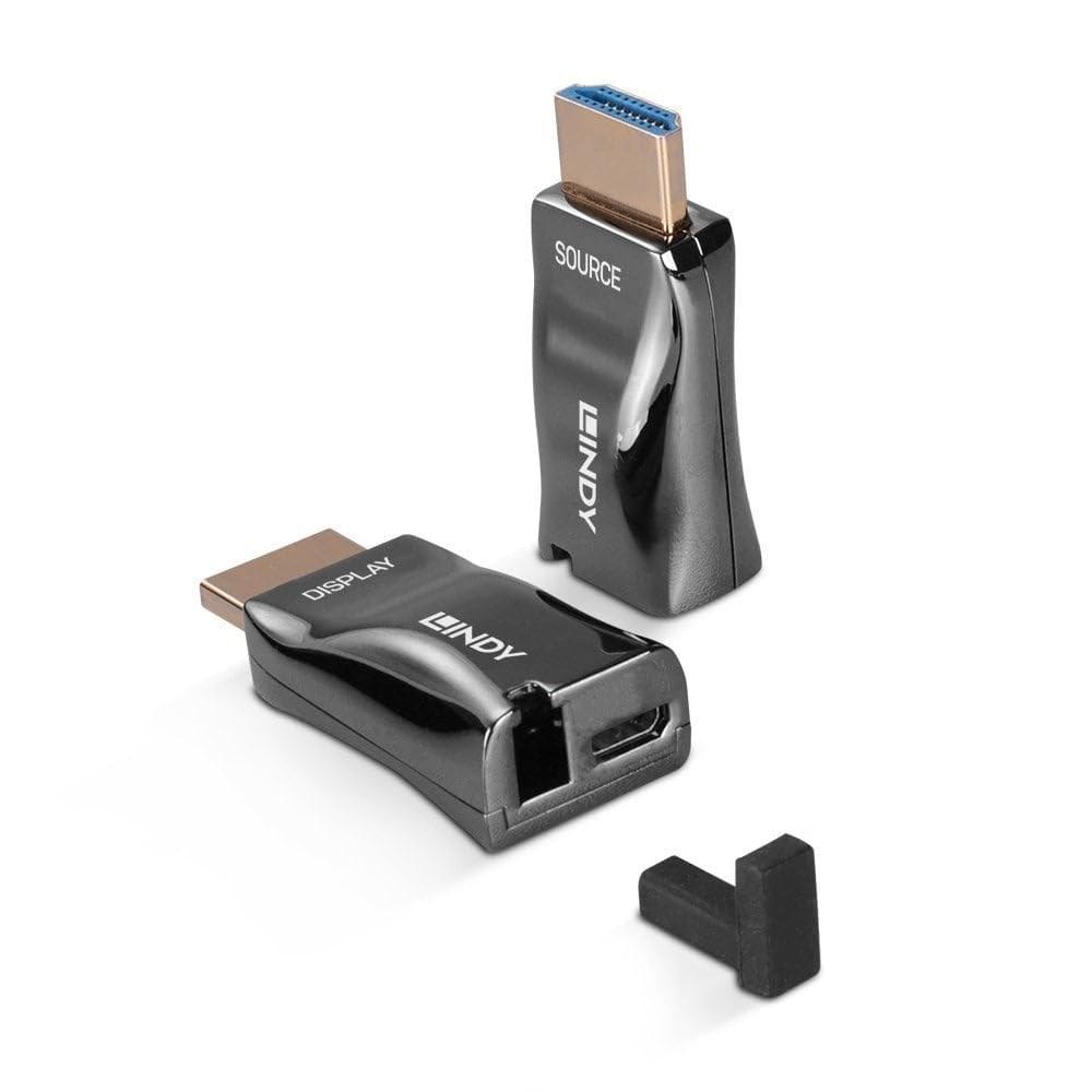 LINDY 300 m fiberoptisk HDMI 4K60 dongle-forlænger billede