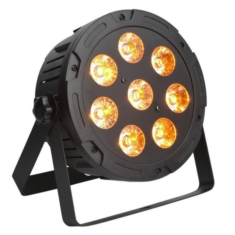 Light4Me Penta Par MKII – 8x12 W RGBWA LED spotlight (sort) billede