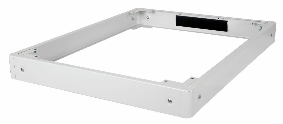 EQUIP sokkel til 19" rack - 800 × 1.000 mm, RAL 7035 lysegrå billede