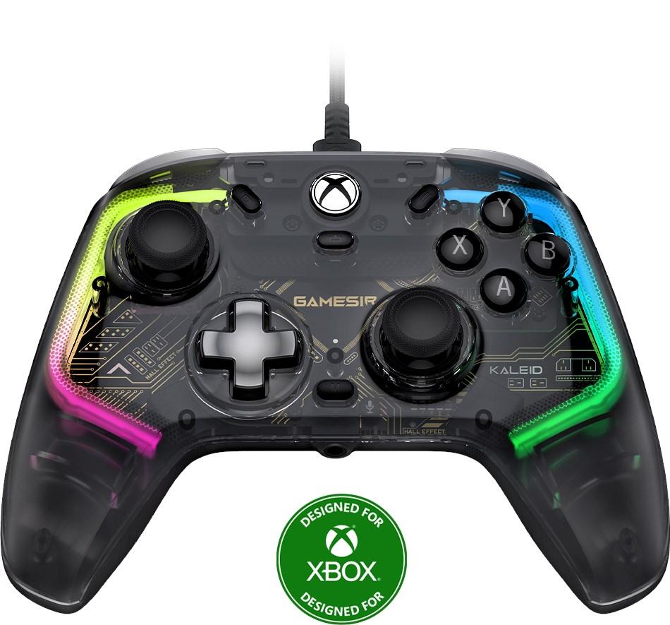 GameSir Kaleid Black - transparent USB gamepad til Xbox Series X|S, Xbox One og PC