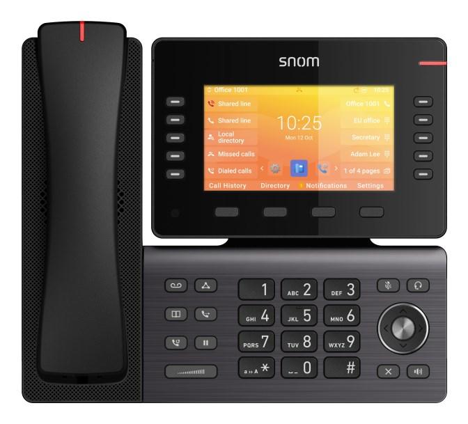 Snom D892M IP-telefon - sort, TFT-skærm, Wi‑Fi billede