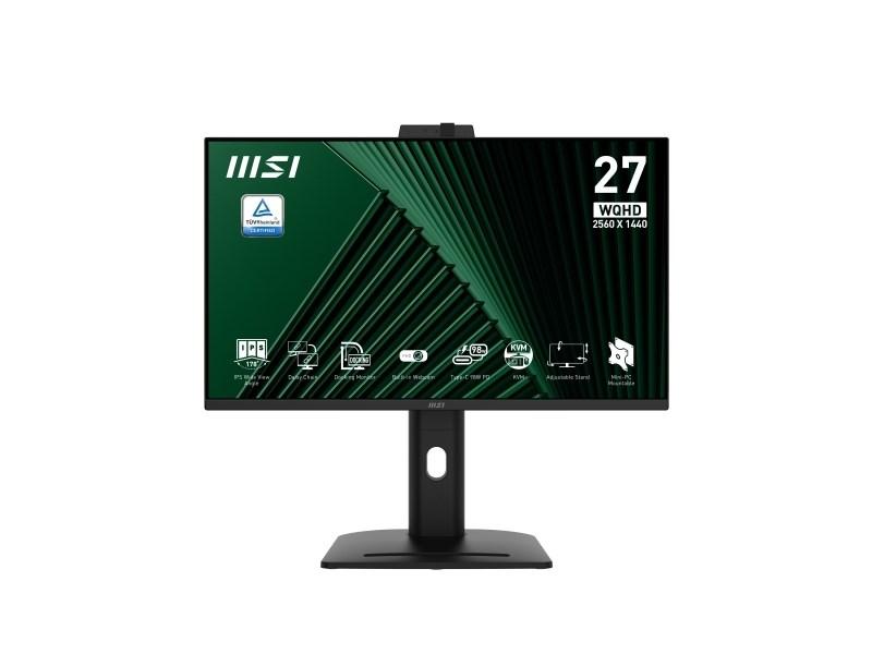 MSI PRO MP275QPDGDE 27" WQHD IPS-skærm med DP/HDMI/USB billede