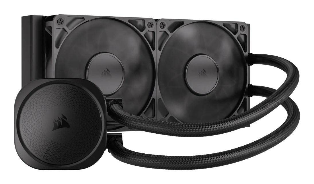 Corsair Nautilus 240 RS - alt-i-én væskekøler til bundkort, 240 mm - Sort