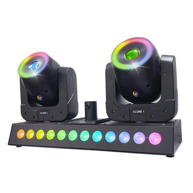 LIGHT4ME Clone 1 LED RGBW lyseffekt - 2 hoveder billede