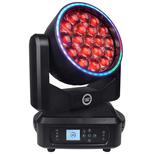 Light4Me Zoom Wash 19x15 Ring LED moving head billede