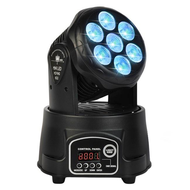 Light4Me Compact PMH 7x8W LED wash moving head - scenelys