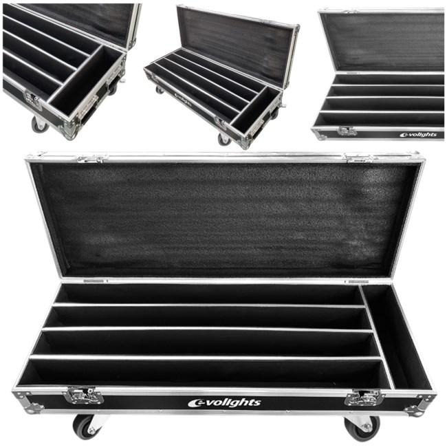 Evolights Glaze Bar Case 4in1 – solid flightcase på hjul billede