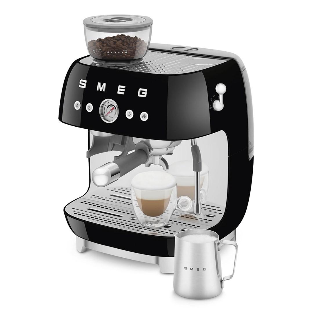 SMEG 50’s Style EGF03BLEU espressomaskine - sort billede