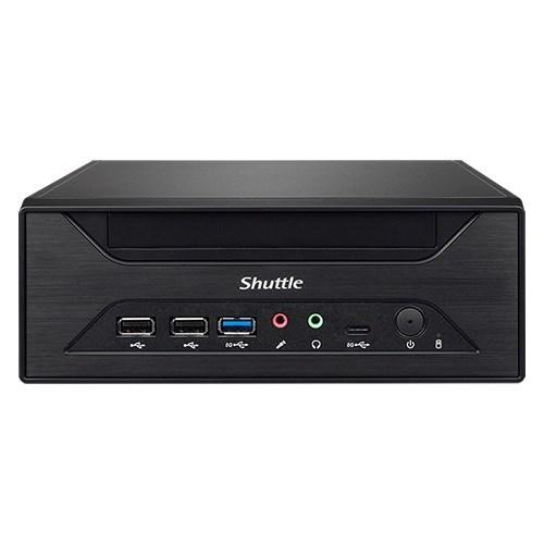 Shuttle XPC slim XH610 barebone - Intel H610, LGA1700, DP/HDMI/VGA, 2× LAN, 2× COM, 2× M.2