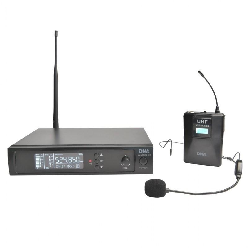 Denver DNA VM – trådløst headset-mikrofonsæt (UHF) billede