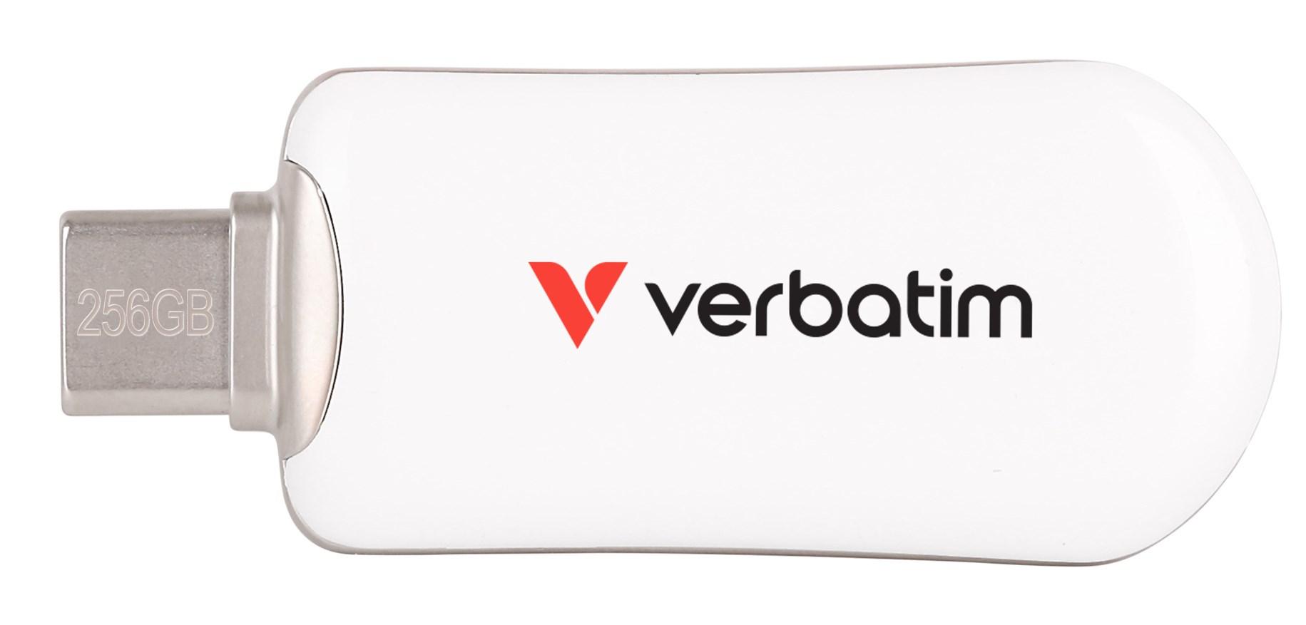 Verbatim Plectra USB‑C USB-stik - Hvid 256 GB billede
