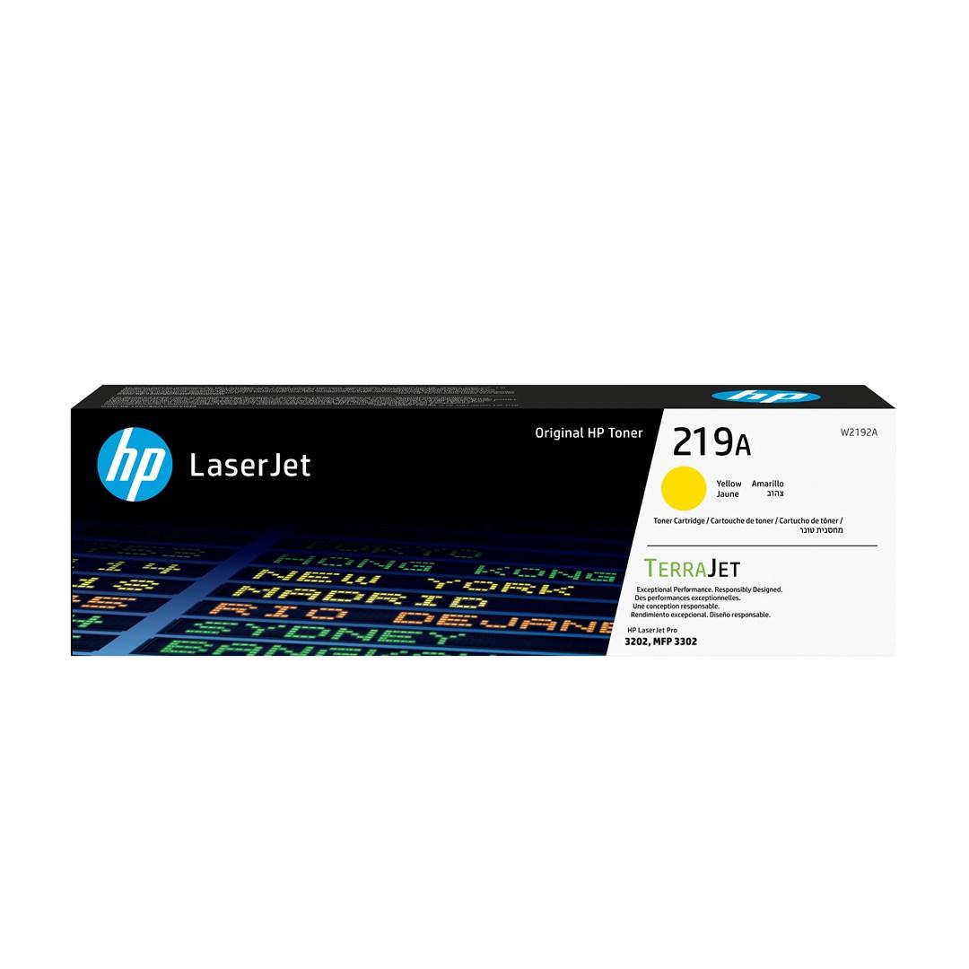 HP 219A gul original LaserJet-tonerpatron