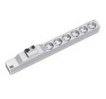 Bachmann 333.411 PDU - 6 stik, 1U, grå/sølv billede