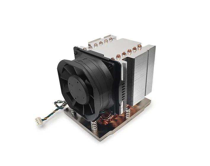 Inter-Tech J-12 CPU luftkøler 8 cm - sort/sølv, 3U billede