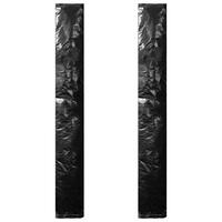 Parasolovertræk med lynlås 2 stk. 200 cm PE