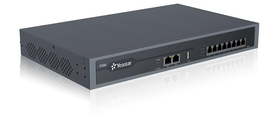 Yeastar P550 IP PBX – telefonsystem til 50 brugere, 25 samtidige opkald billede