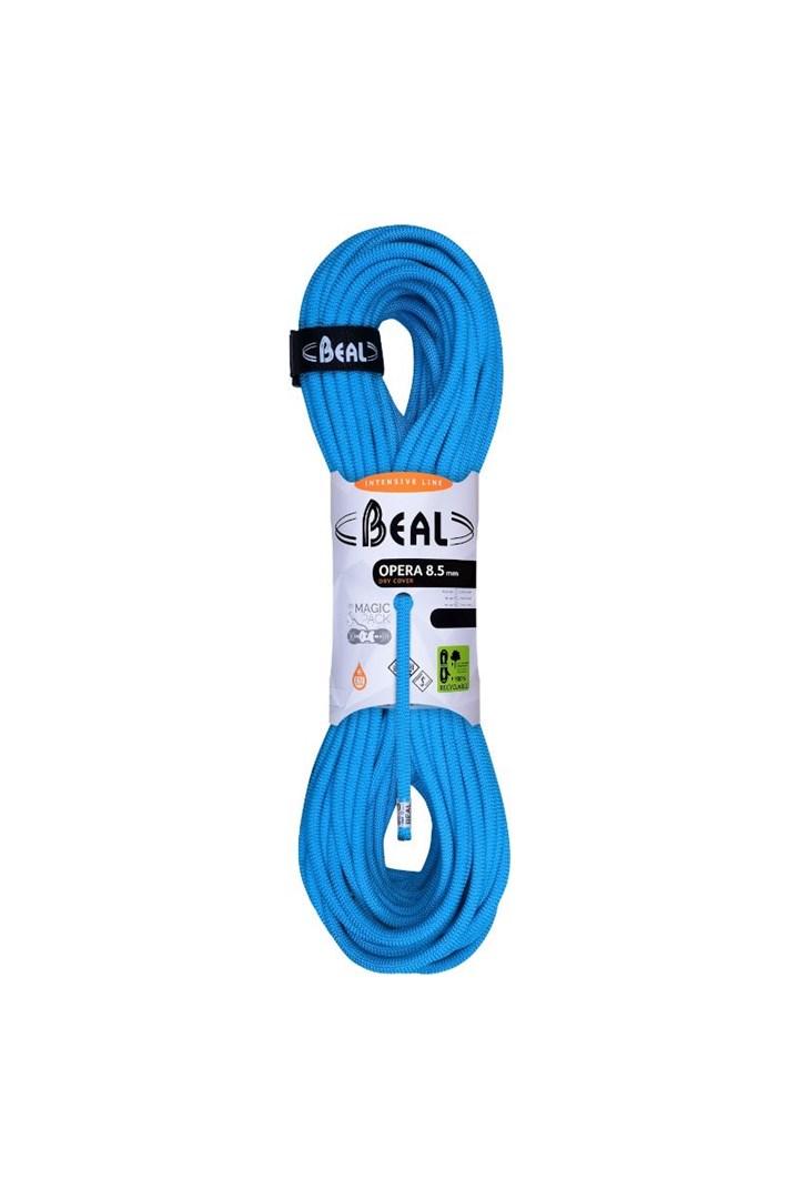 Beal Opera Unicore klatrereb 8,5 mm 60 m - Dry, blå billede