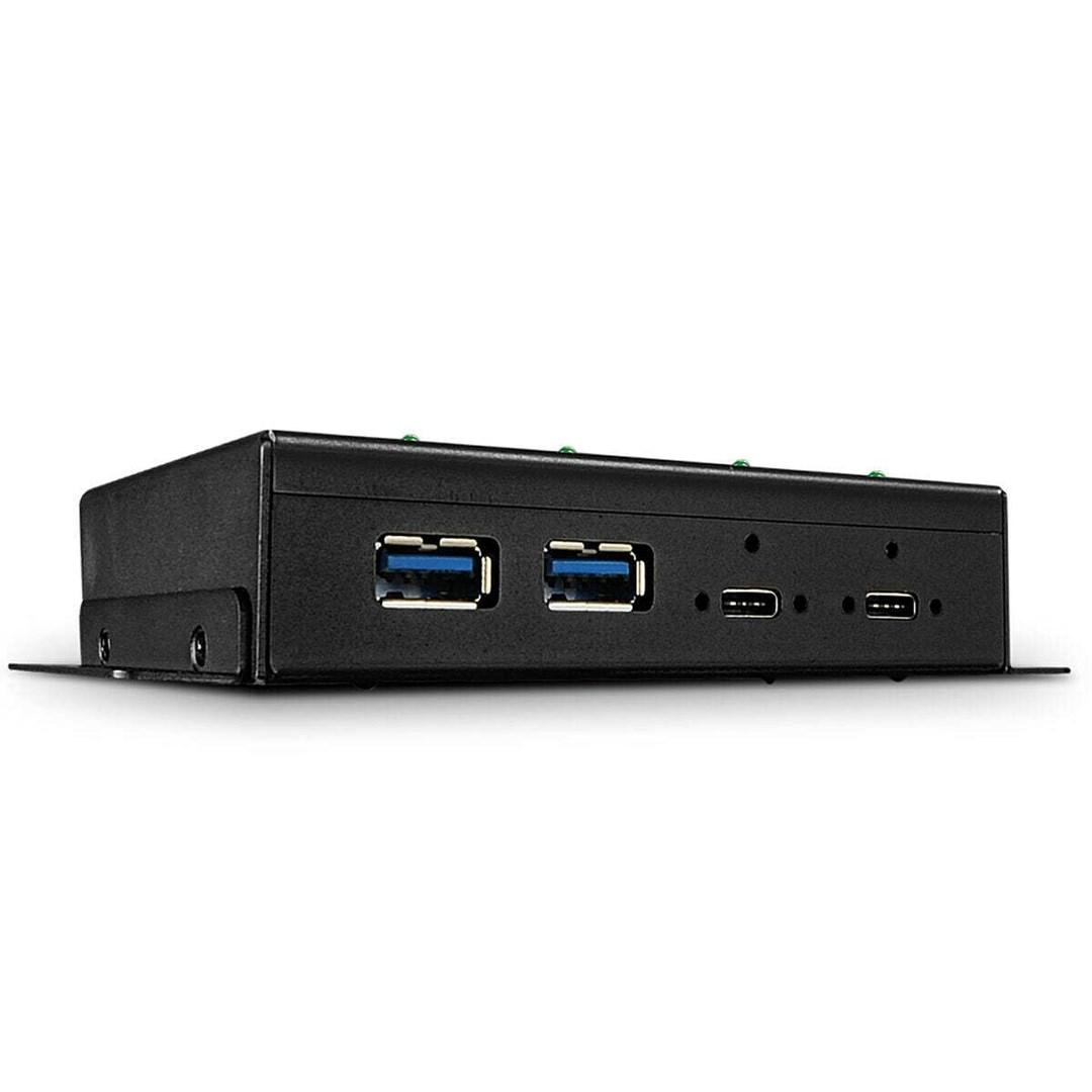 LINDY 4-ports USB 3.2 Gen 2 Type-C metalhub billede