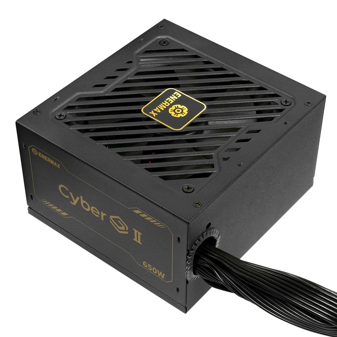 Enermax Cyber II ERV650G-AHG-NAC strømforsyning 650 W ATX – Sort billede