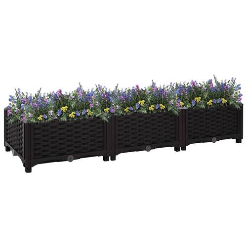 Højbed 120x40x23 cm polypropylen