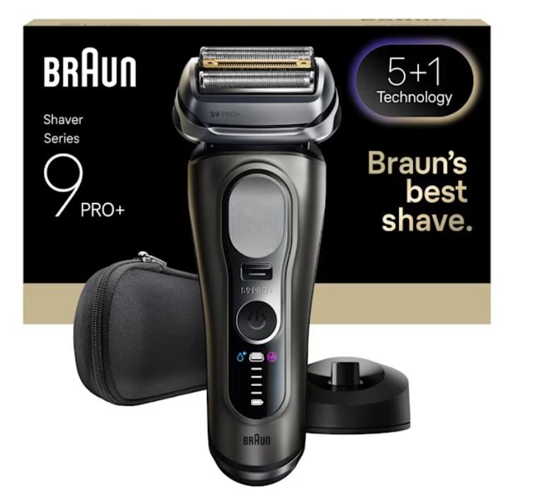 Braun Series 9 Pro+ 9615s foliebarbermaskine med trimmer - sort/grå billede