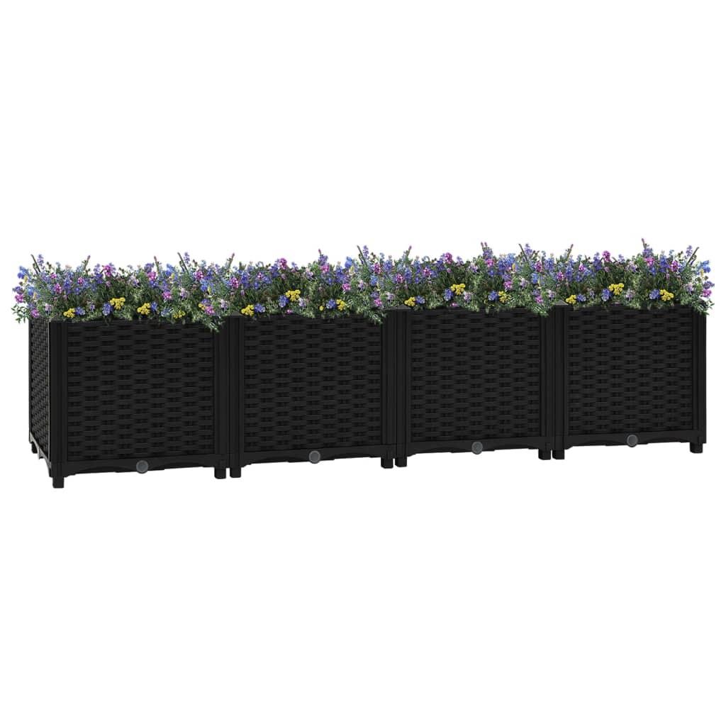 Højbed 160x40x38 cm polypropylen