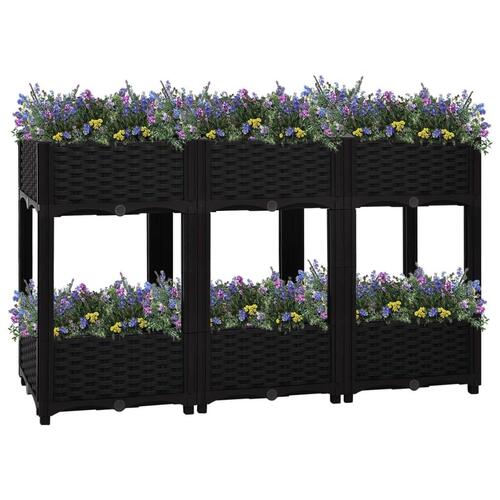 Højbed 120x40x71 cm polypropylen
