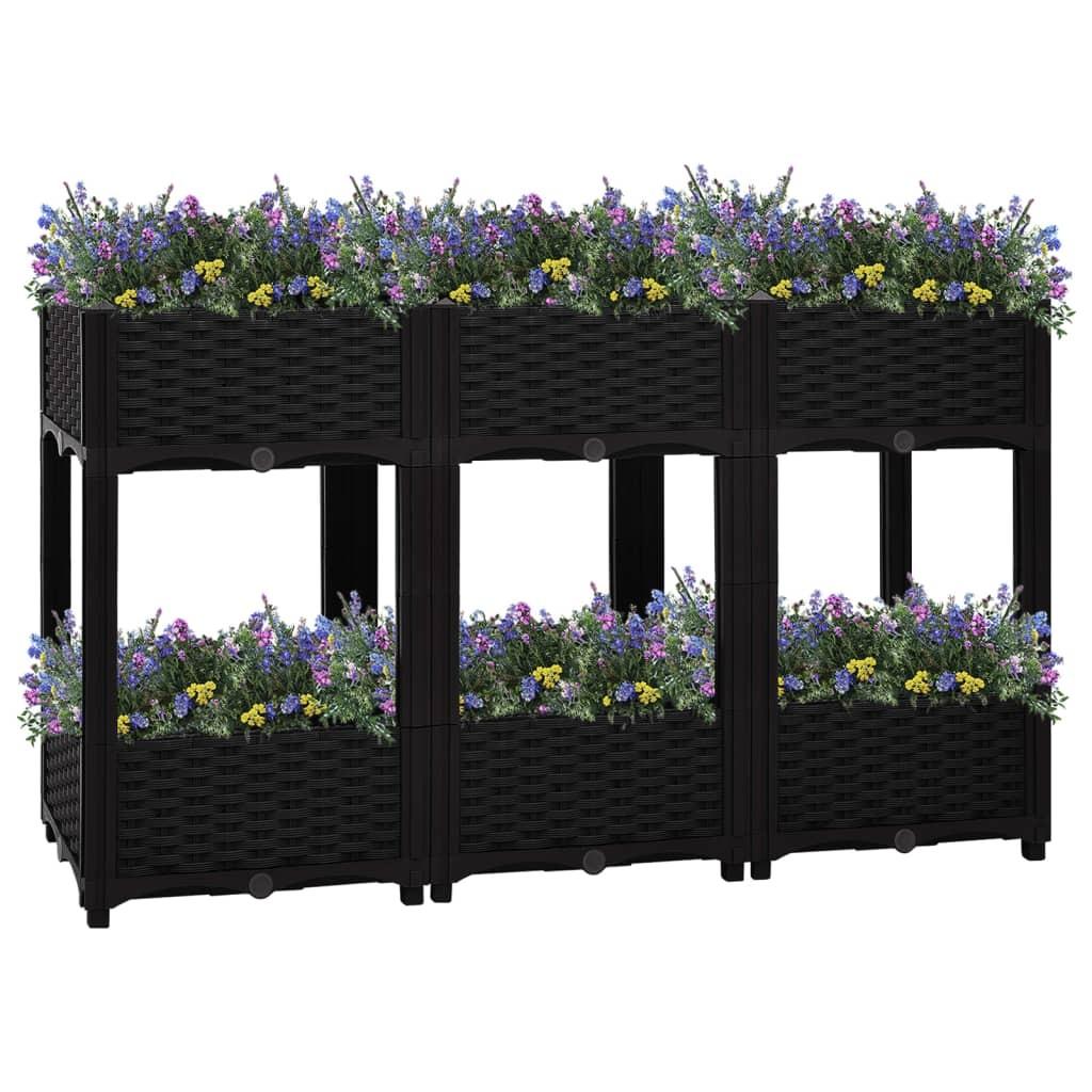 Højbed 120x40x71 cm polypropylen