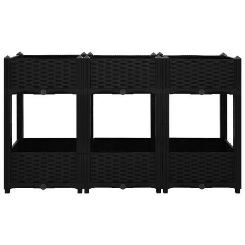 Højbed 120x40x71 cm polypropylen