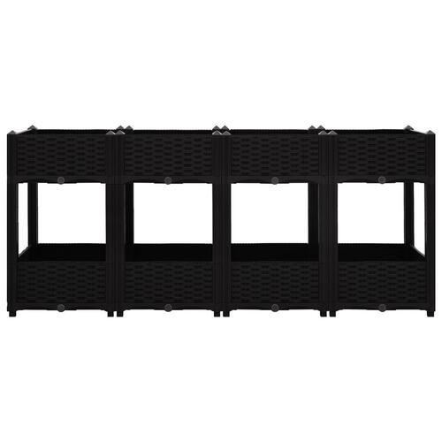 Højbed 160x40x71 cm polypropylen