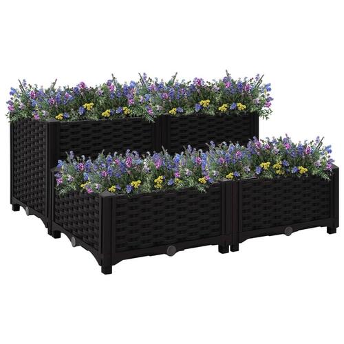 Højbed 80x80x38 cm polypropylen