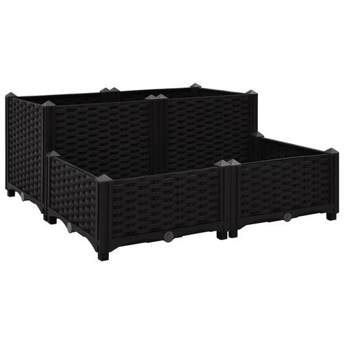 Højbed 80x80x38 cm polypropylen