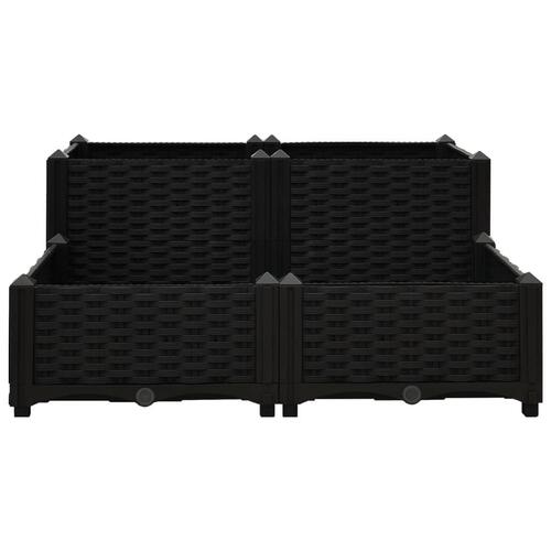 Højbed 80x80x38 cm polypropylen