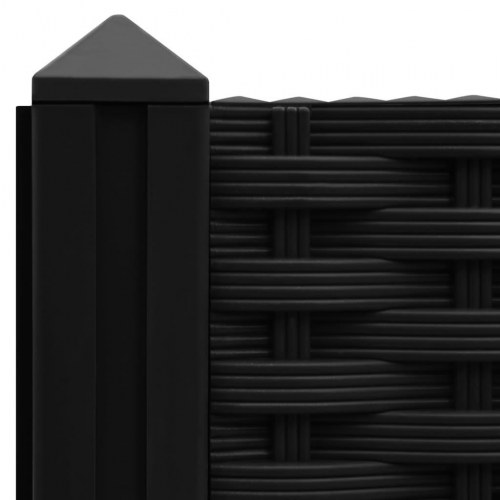 Højbed 80 x 80 x 23 cm i polypropylen - sort plantekasse